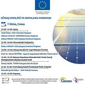 Güneş Enerjisi ve Depolama Webinar Etkinliği