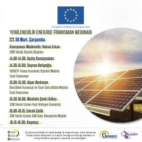 Yenilenebilir Enerjide Finansman Webinarı