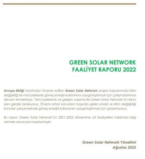 Green Solar Network Faaliyet Raporu 2022