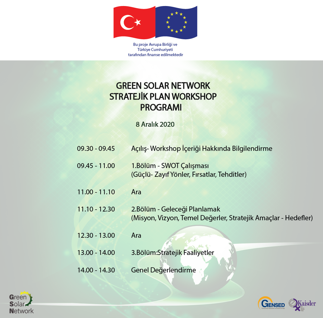 Green Solar Network Stratejik Plan Workshop'u